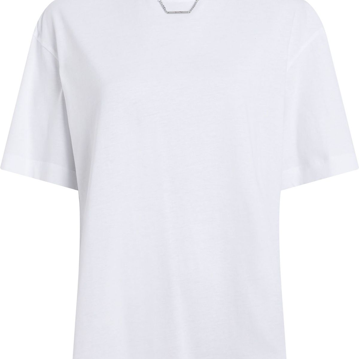 CALVIN KLEIN - CAMISETA  CHAIN DETAIL OVERSIZED T-SHIRT