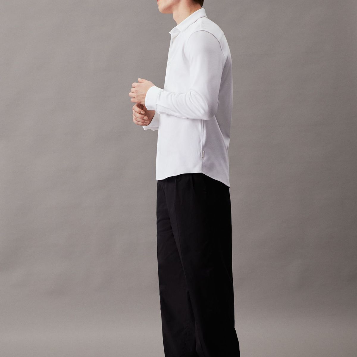 CALVIN KLEIN - CAMISA  LIQUID TOUCH JERSEY SHIRT