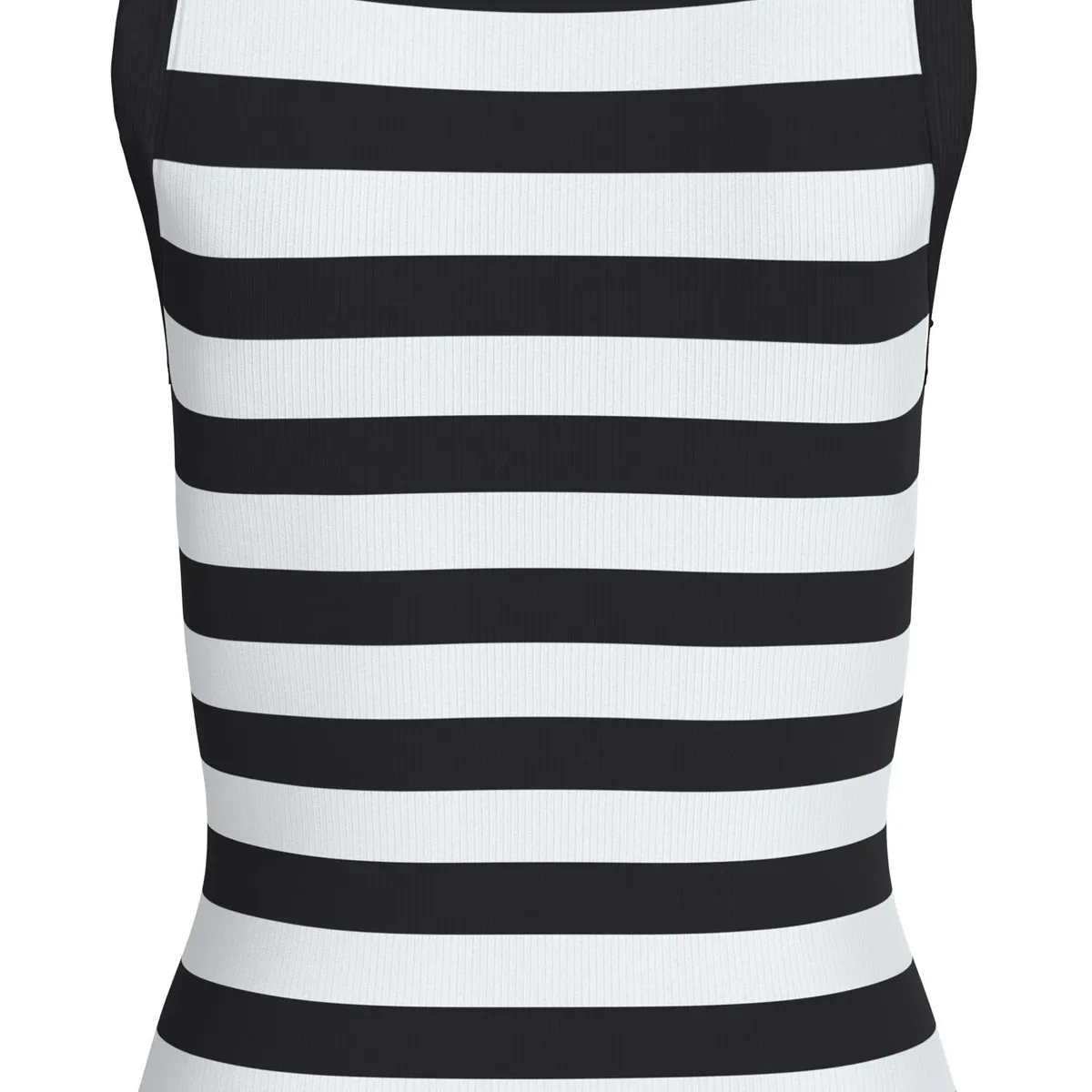 CALVIN KLEIN - TOP STRIPED RIB TANK TOP