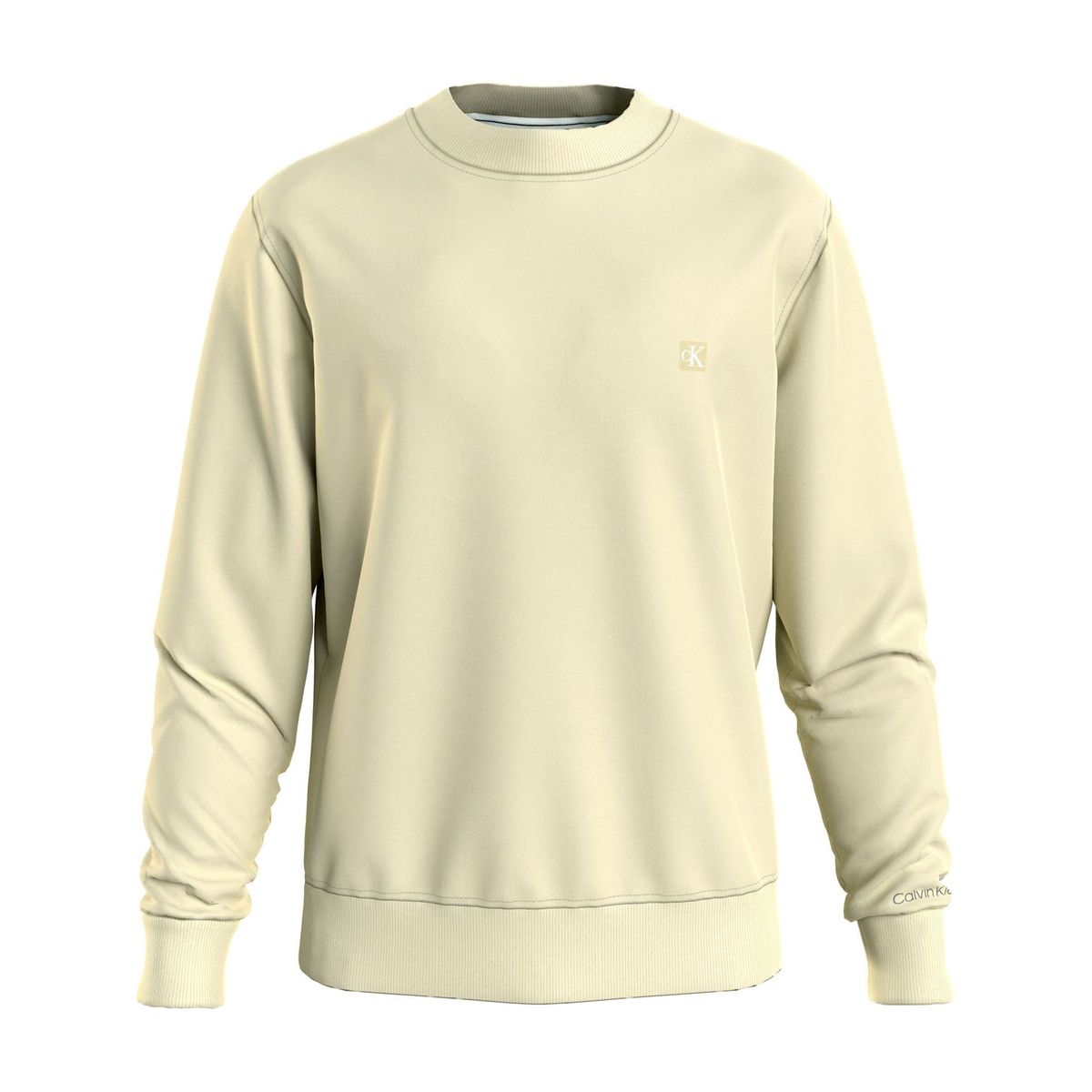 CALVIN KLEIN - SWEATSHIRT CK EMBRO BADGE CREW NECK