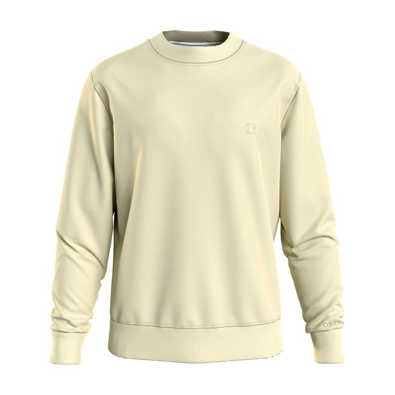 CALVIN KLEIN - SWEATSHIRT CK EMBRO BADGE CREW NECK