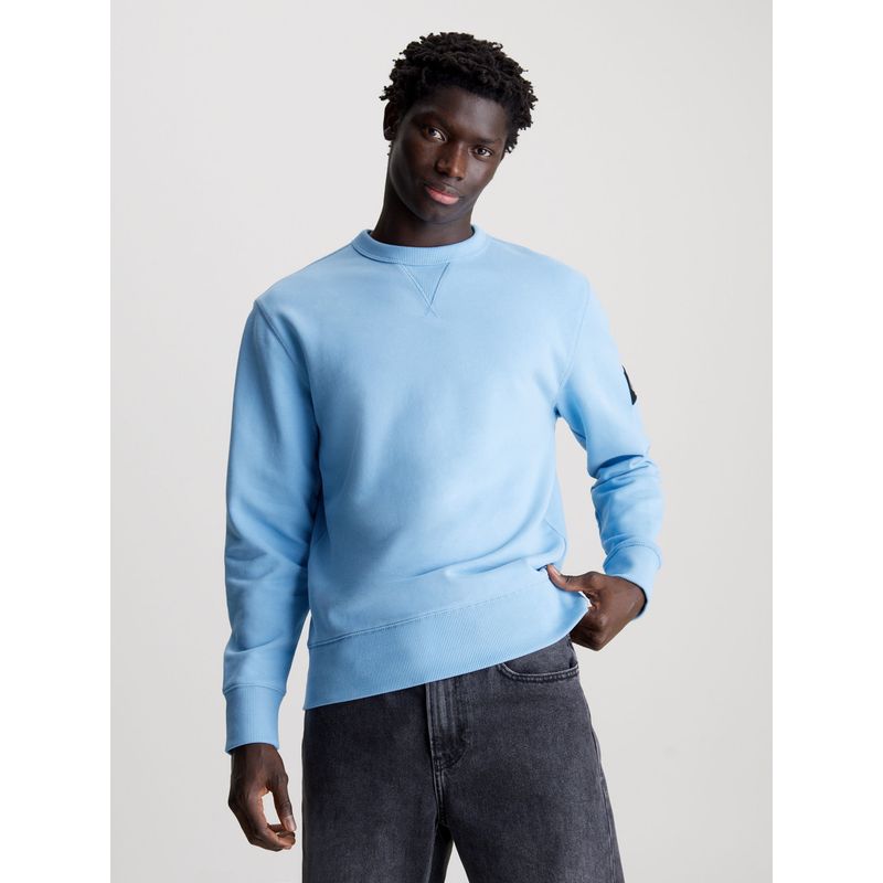 CALVIN KLEIN - SWEATSHIRT BADGE CREW NECK