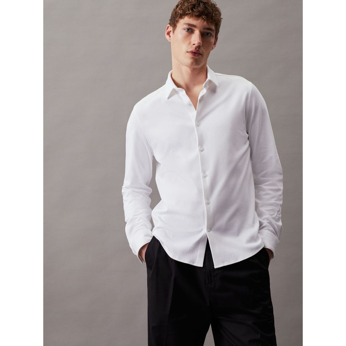 CALVIN KLEIN - CAMISA M/L PARA HOMBRES CK