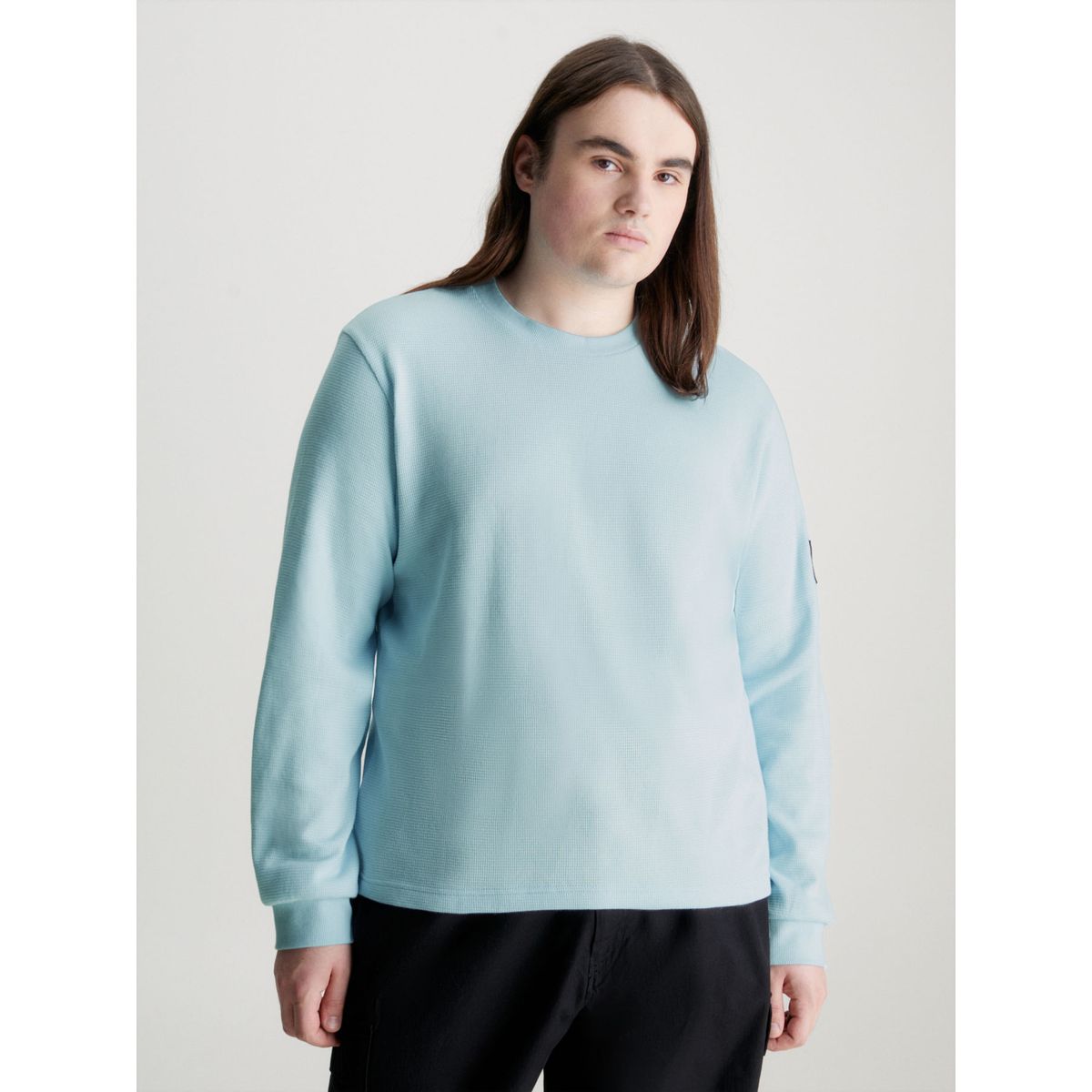 CALVIN KLEIN - CAMISETA BADGE WAFFLE LS TEE