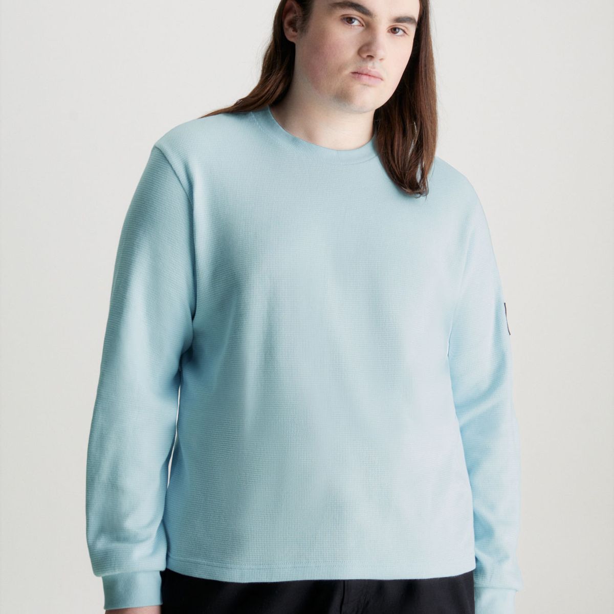 CALVIN KLEIN - CAMISETA BADGE WAFFLE LS TEE