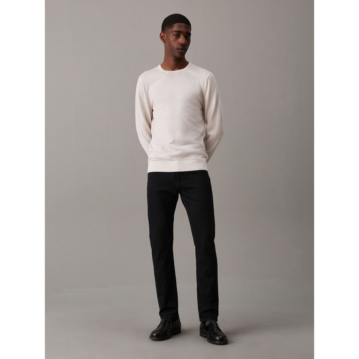 CALVIN KLEIN - SWEATER MERINO RWS CREW NECK SWEATER