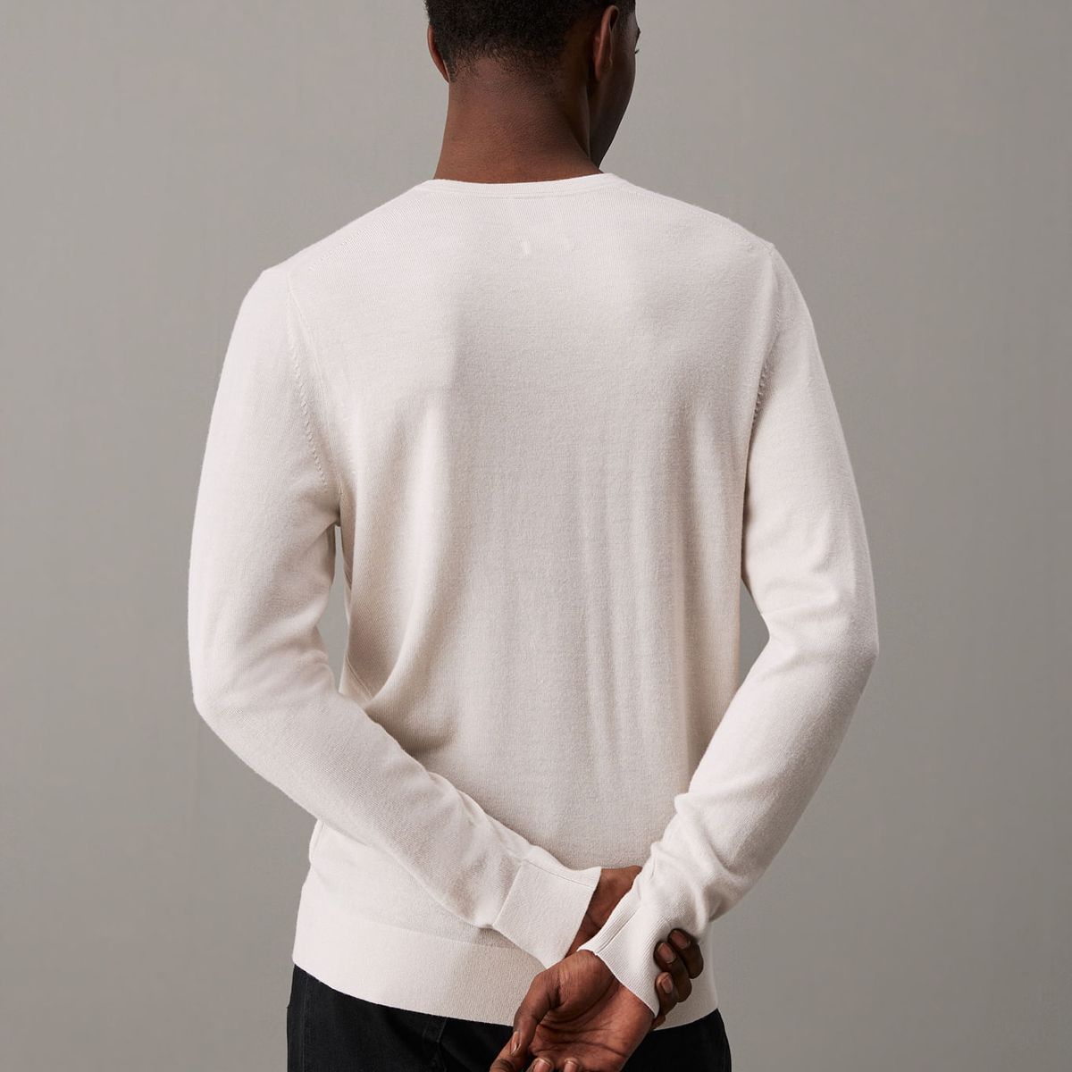CALVIN KLEIN - SWEATER MERINO RWS CREW NECK SWEATER