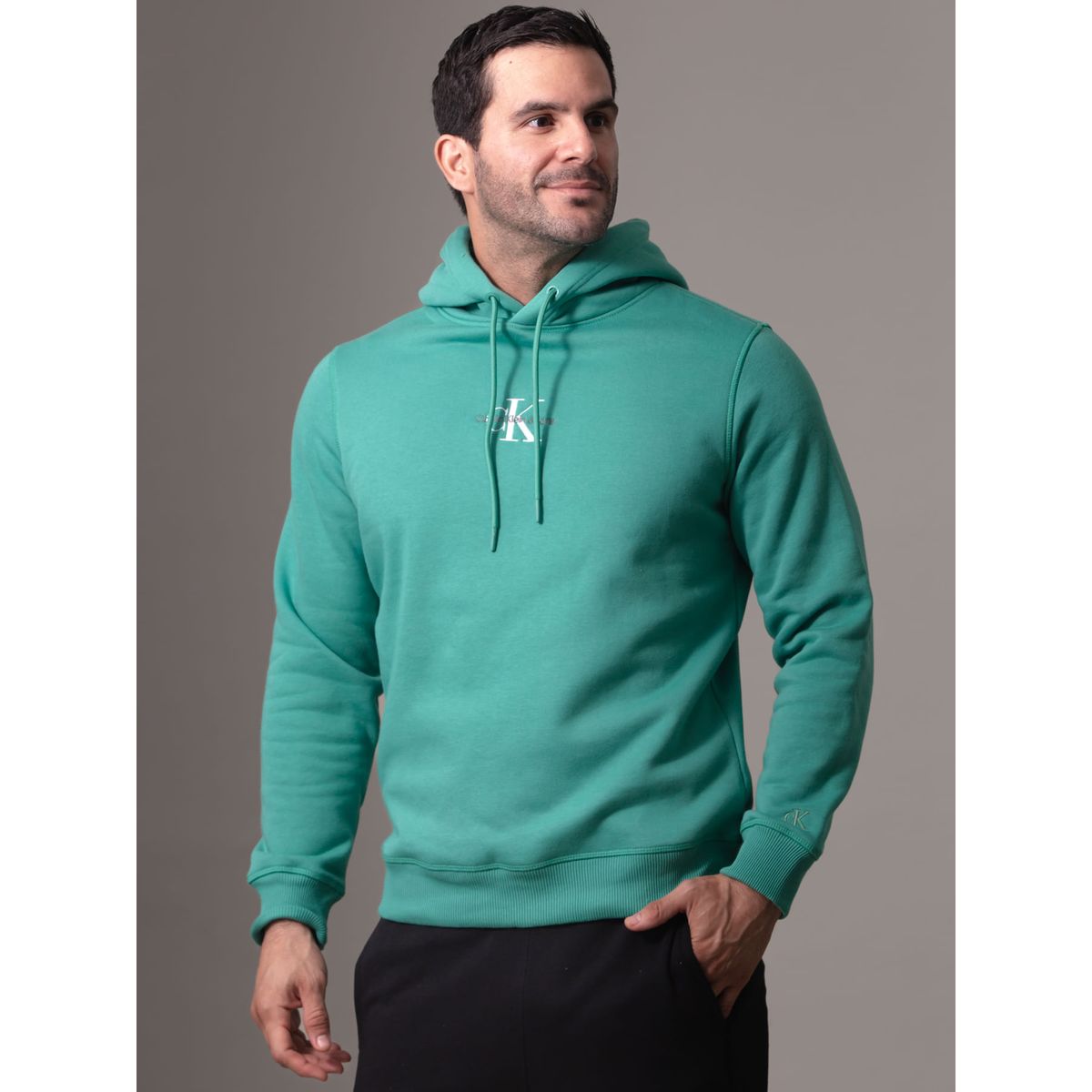 CALVIN KLEIN - SWEATSHIRT MONOLOGO HOODIE