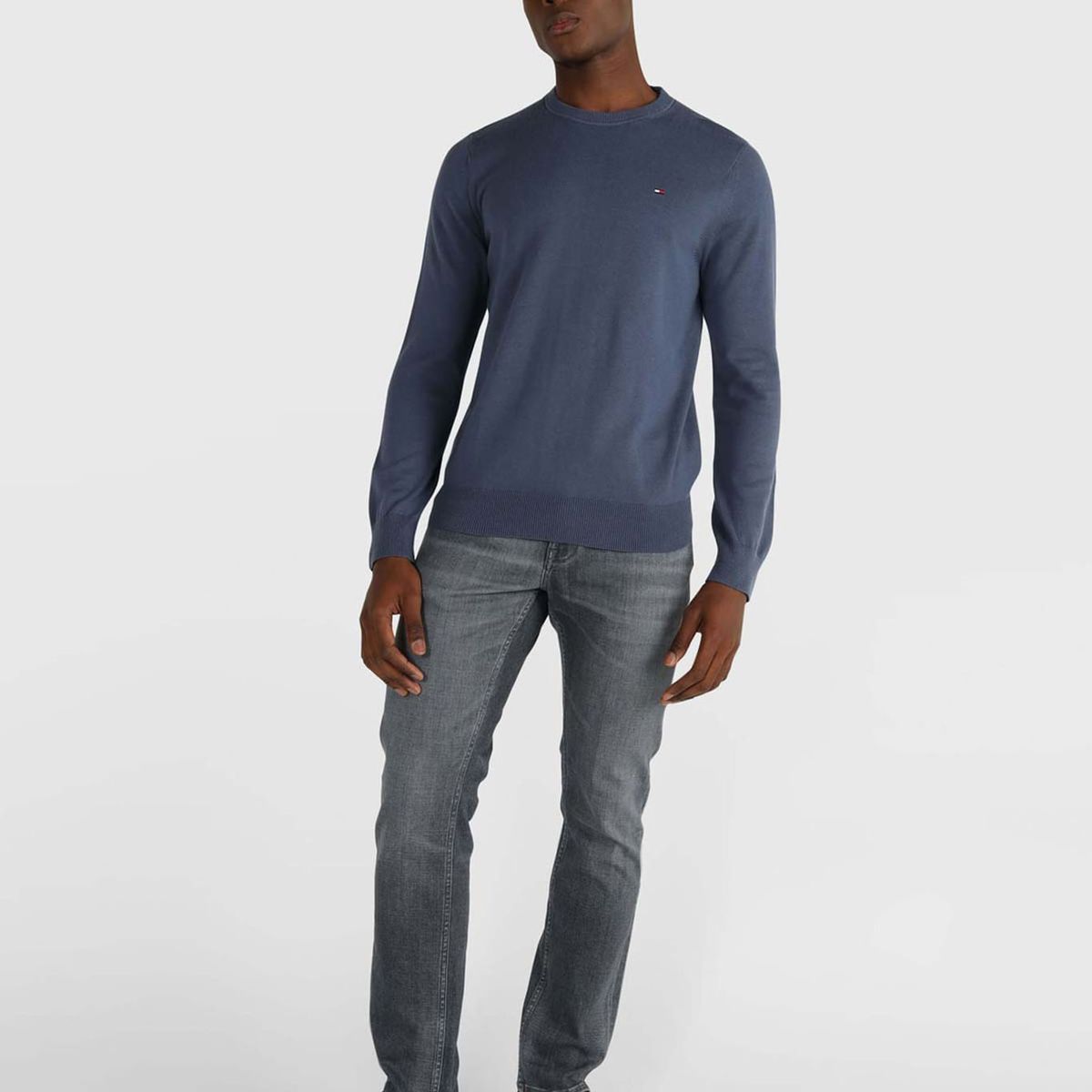 TOMMY HILFIGER - SWEATER  M AMHERST CREW NECK SWEATER