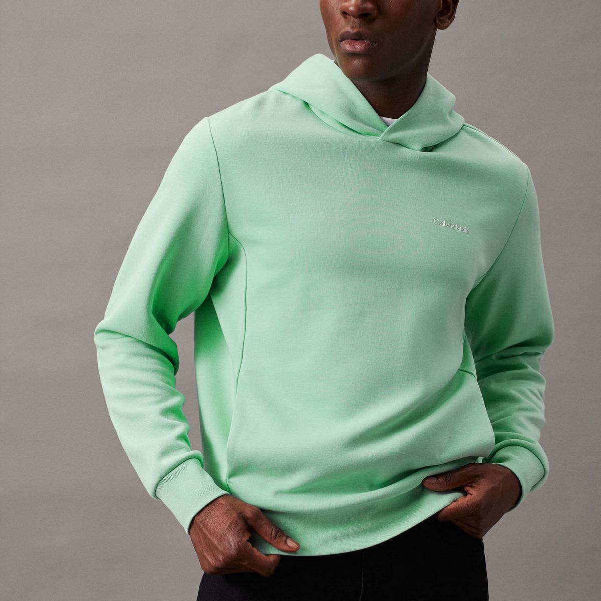 CALVIN KLEIN - SWEATSHIRT MICRO LOGO REPREVE HOODIE