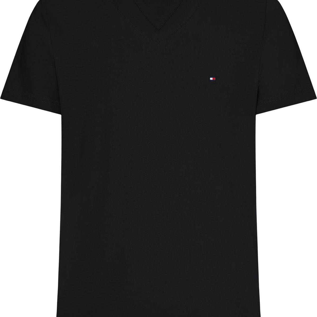 TOMMY HILFIGER - CAMISETA WCC ESSENTIAL COTTON VNECK TEE