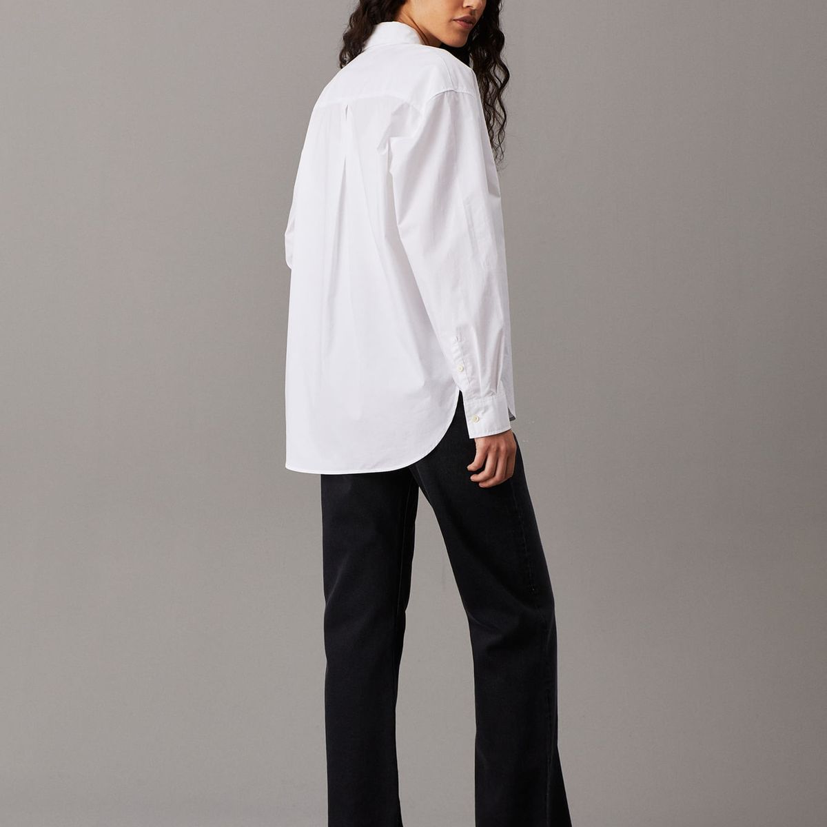 CALVIN KLEIN - BLUSA WOVEN LABEL RELAXED SHIRT