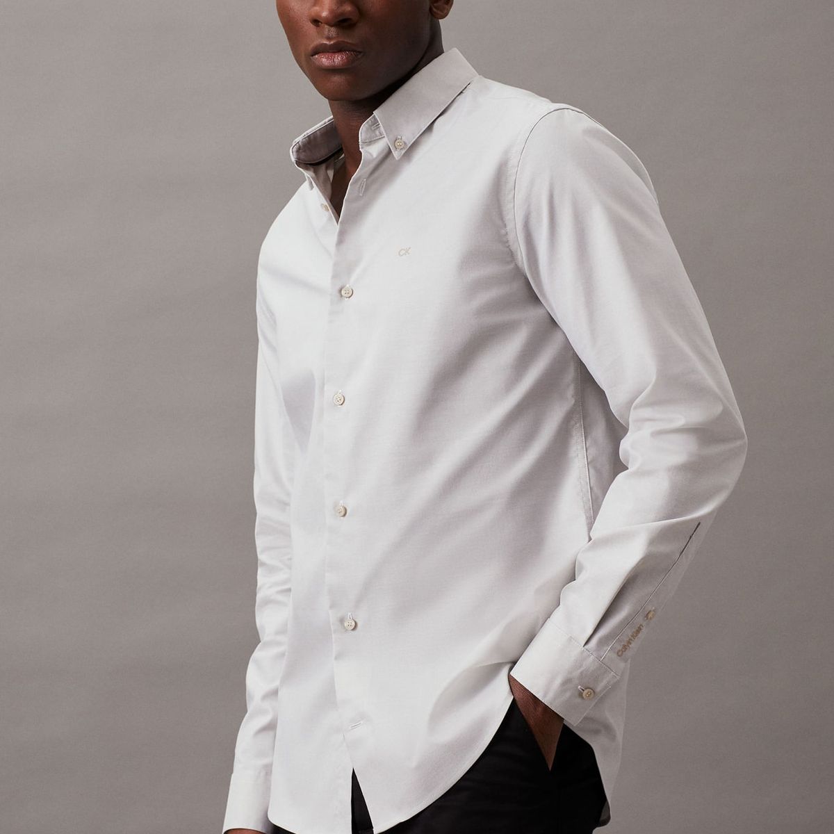 CALVIN KLEIN - CAMISA M/L PARA HOMBRES CK
