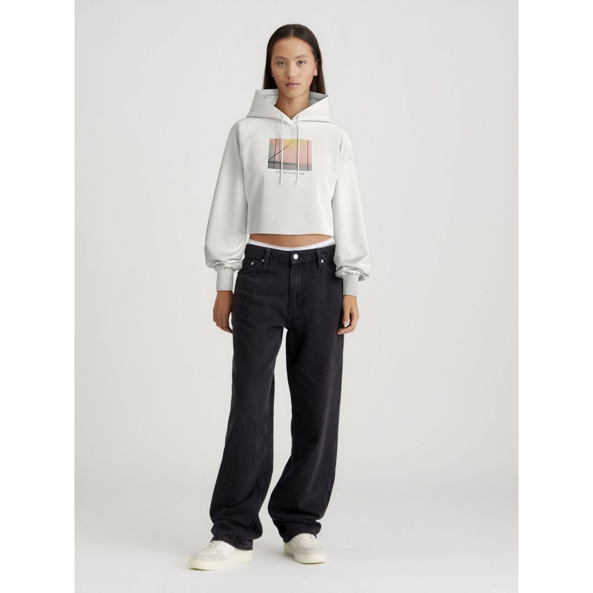 CALVIN KLEIN - SWEATSHIRT PHOTO GRAPHIC HOODIE