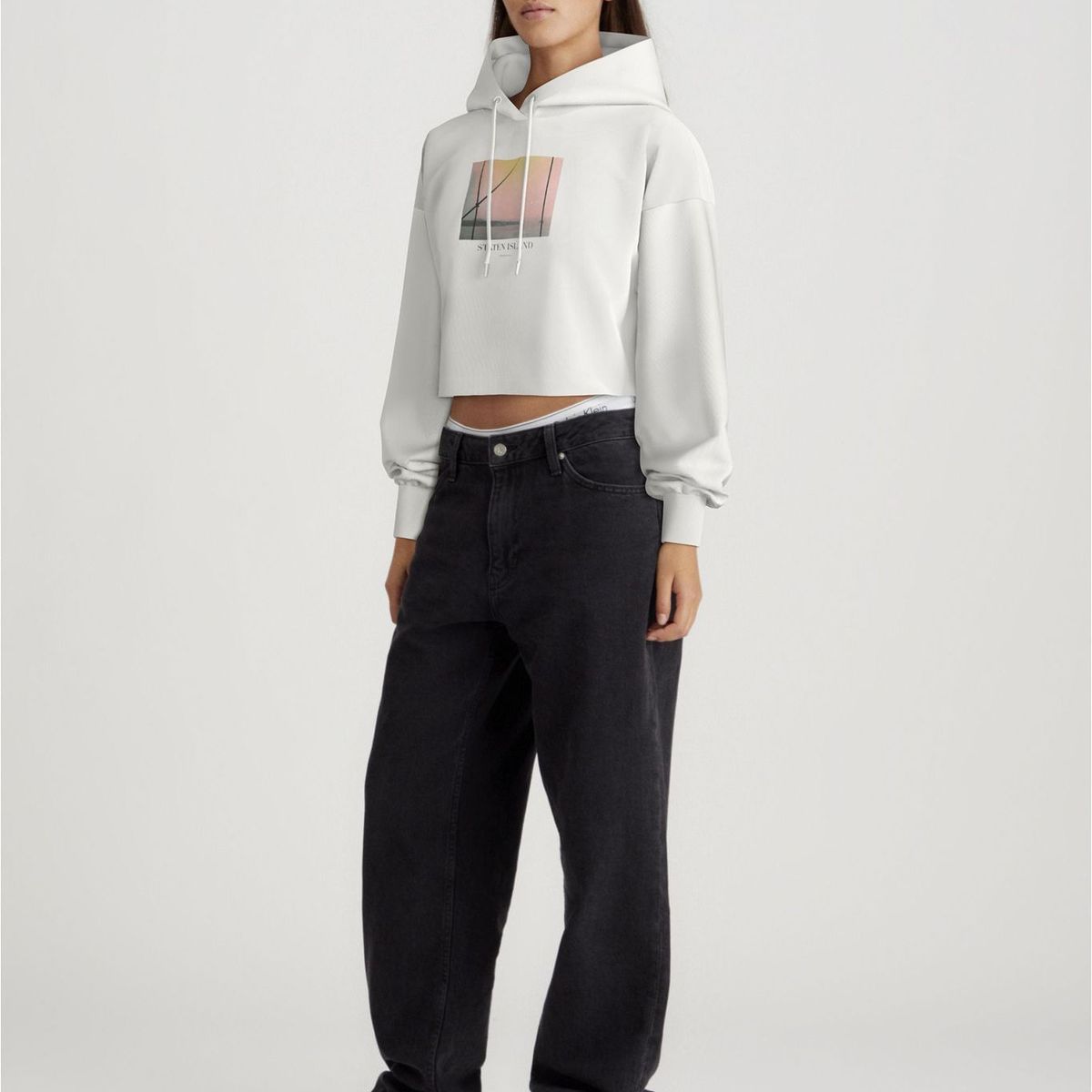 CALVIN KLEIN - SWEATSHIRT PHOTO GRAPHIC HOODIE
