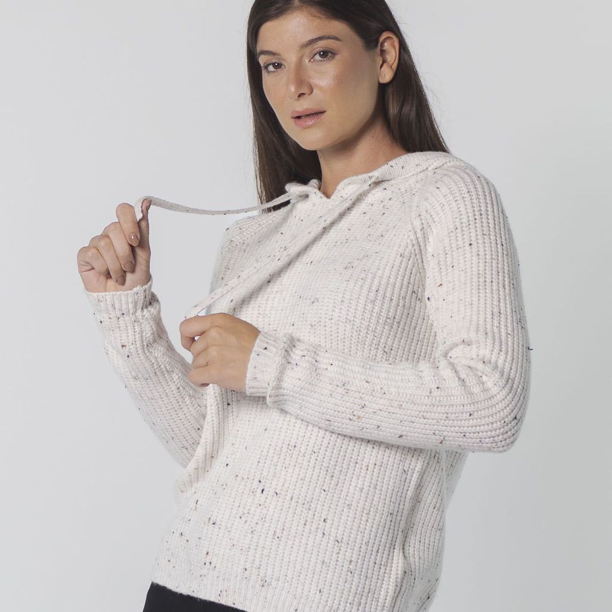 CALVIN KLEIN - SWEATSHIRT FLECKED SWTR HOODIE