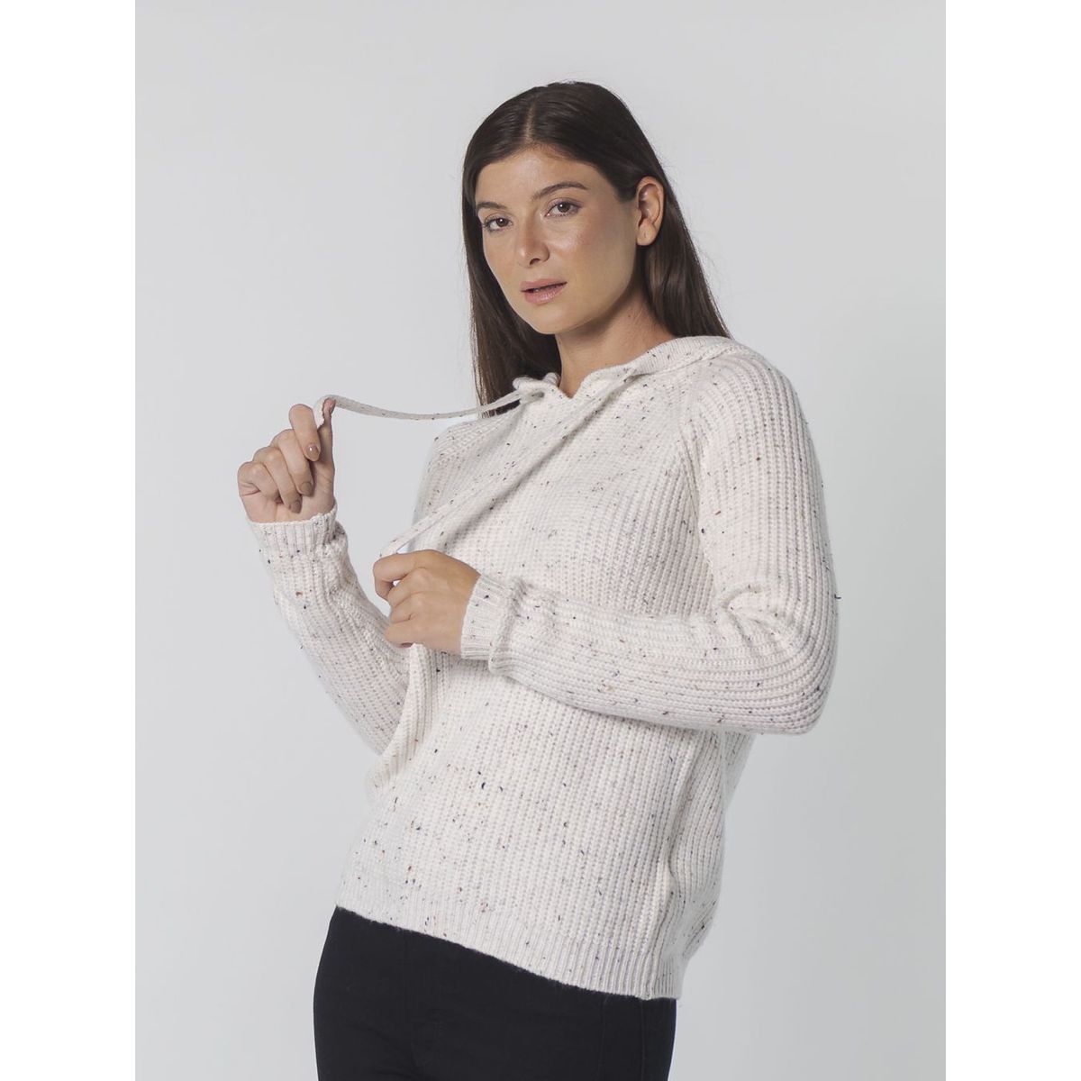 CALVIN KLEIN - SWEATSHIRT FLECKED SWTR HOODIE