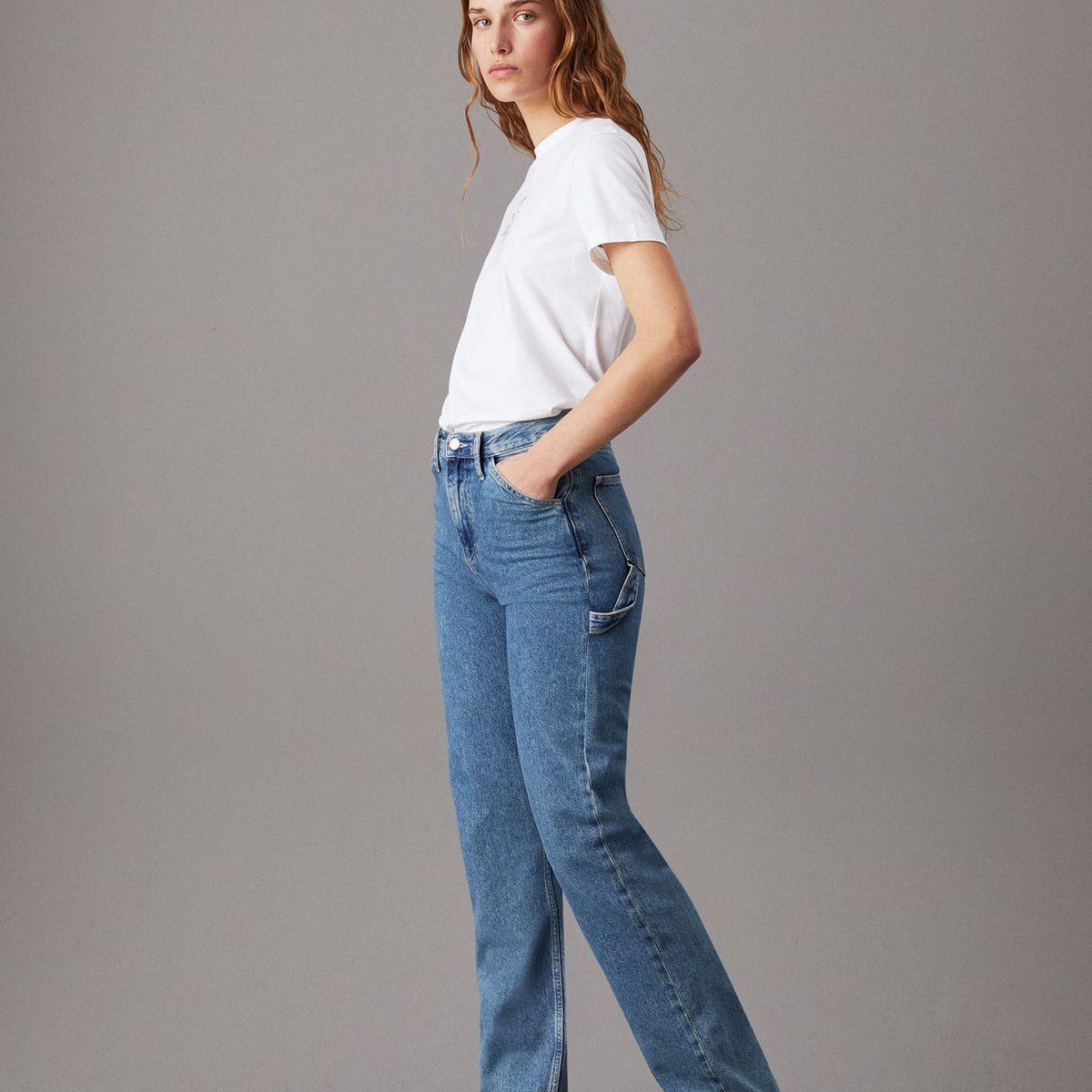 CALVIN KLEIN - T-SHIRT M/C PARA MUJERES CK