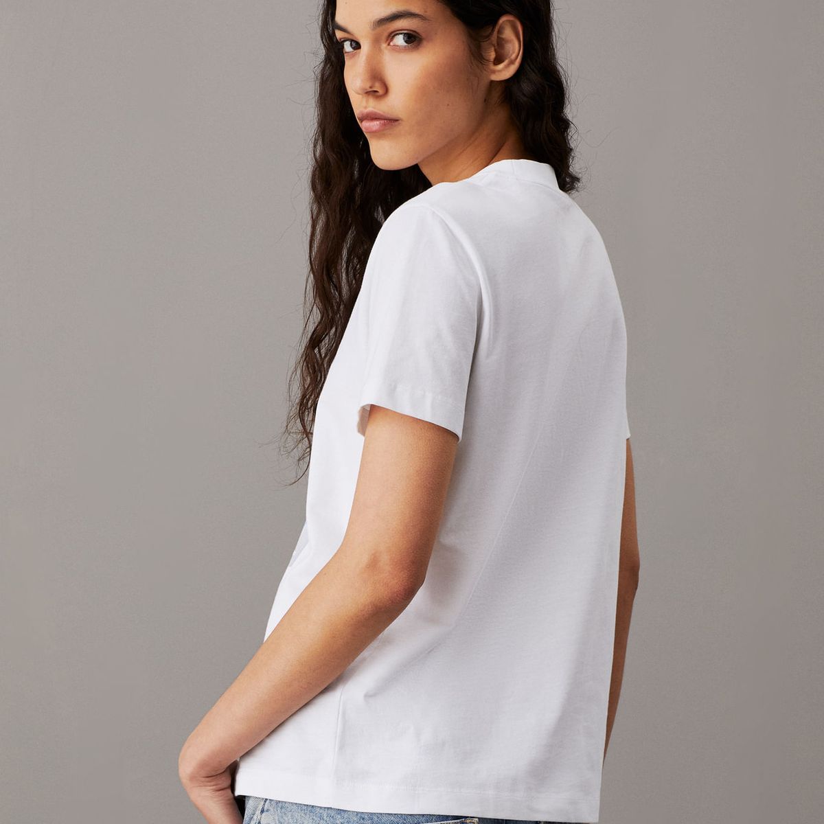 CALVIN KLEIN - T-SHIRT M/C PARA MUJERES CK