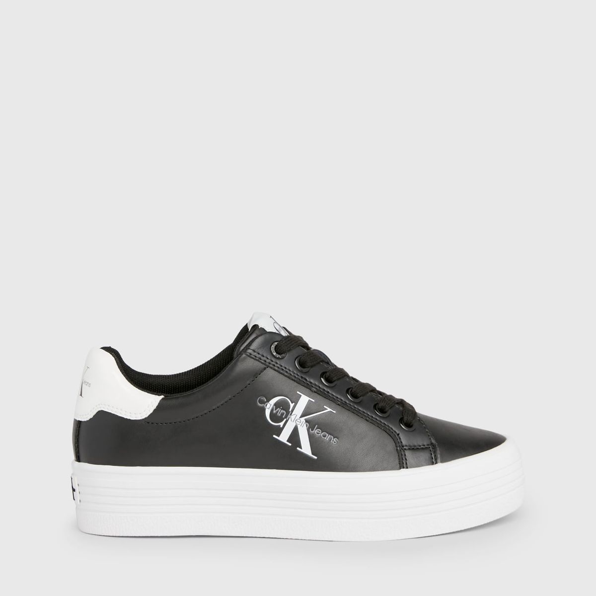 CALVIN KLEIN - ZAPATILLAS BOLD VULC FLATF LACE LTH MET