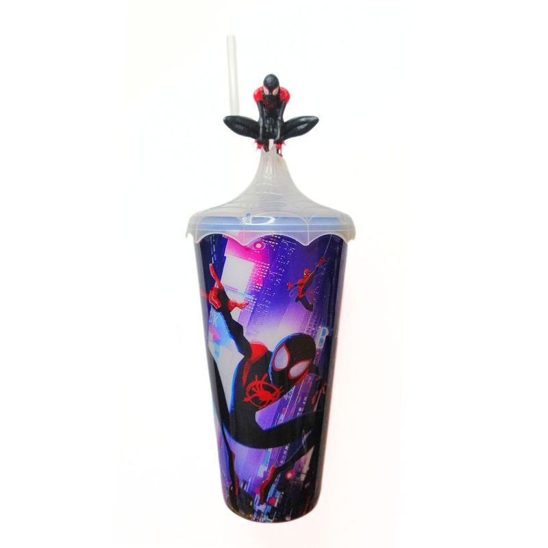 MARVEL - Vaso de plástico grande - Tomatodo de Spiderman Miles Morales