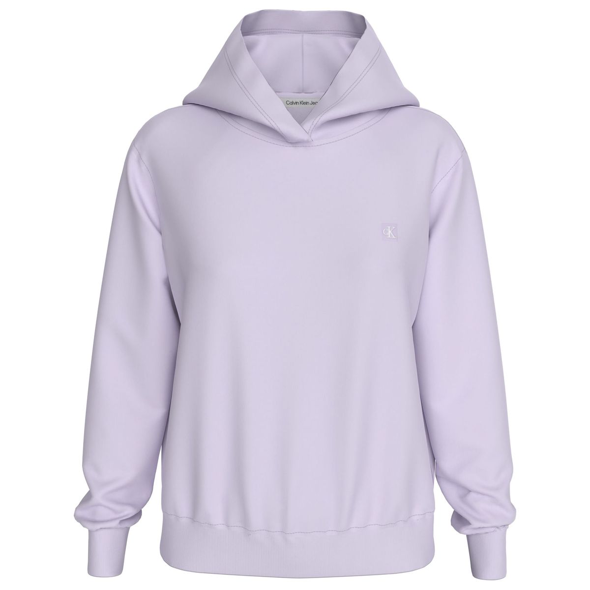 CALVIN KLEIN - SWEATSHIRT CK EMBRO BADGE REGULAR HOODIE