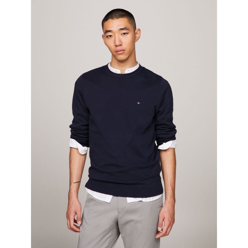 TOMMY HILFIGER - SWEATER DE COTTON CREW NECK