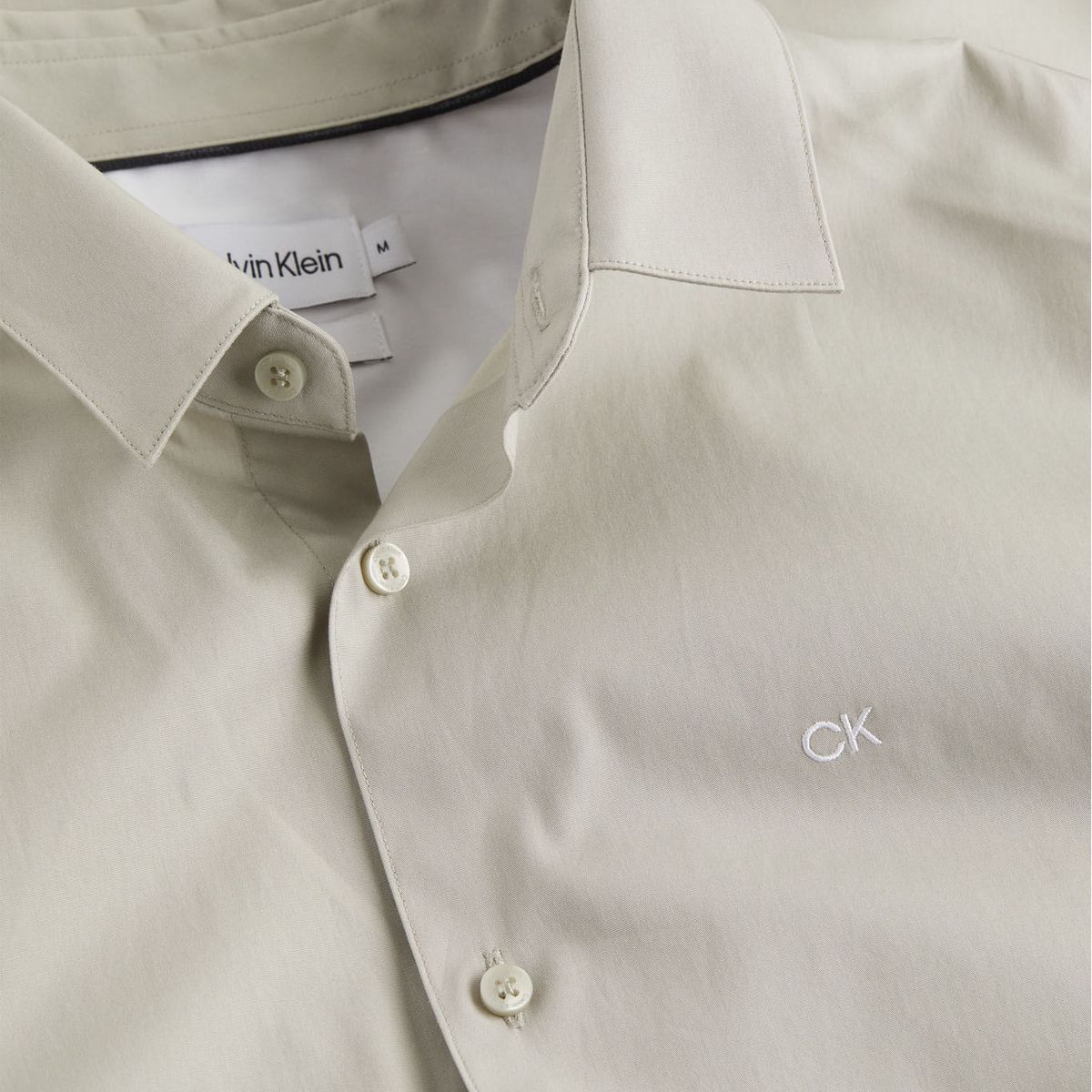 CALVIN KLEIN - CAMISA POPLIN STRETCH SLIM SHIRT