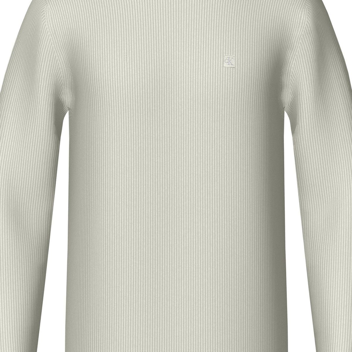 CALVIN KLEIN - SWEATER CK EMBRO BADGE SWEATER