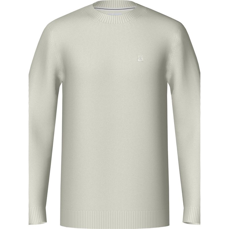 CALVIN KLEIN - SWEATER CK EMBRO BADGE SWEATER