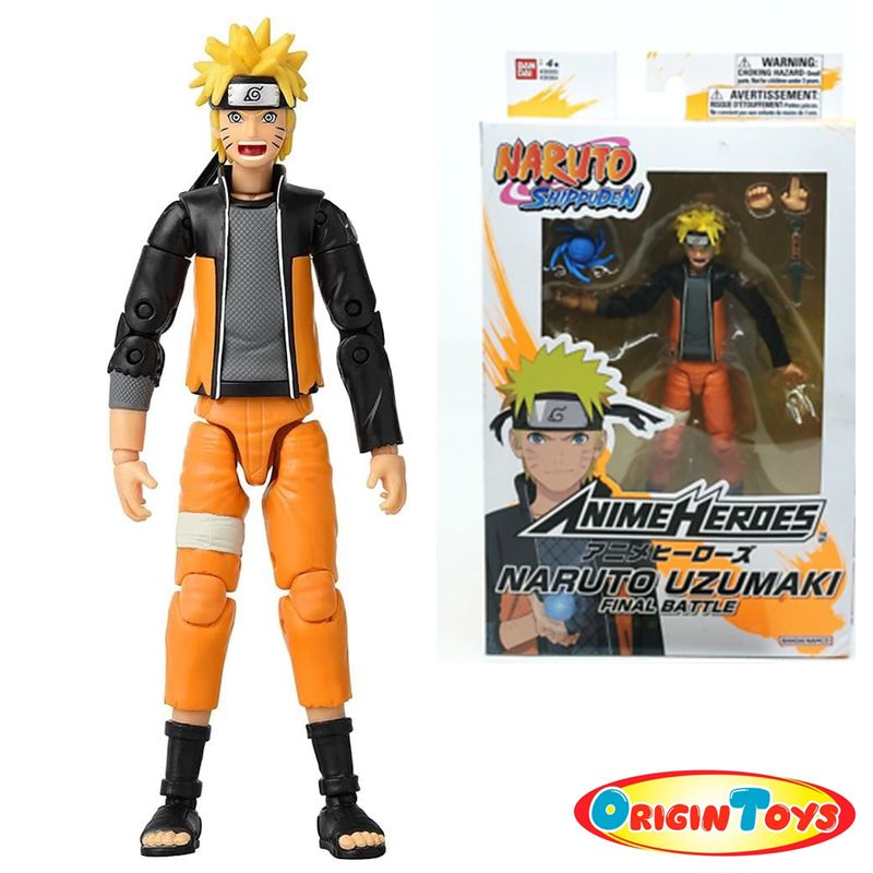 BANDAI - ANIME HEROES - NARUTO UZUMAKI FINAL BATTLE