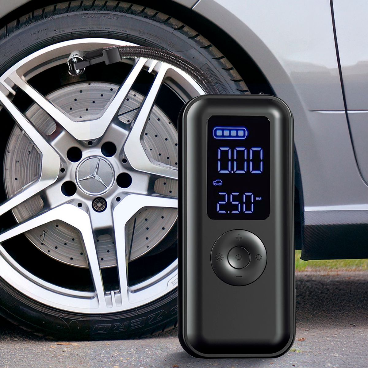 GENERICO - Compresor de Aire Inalambrico 12v 150PSI Auto Camioneta MOD2