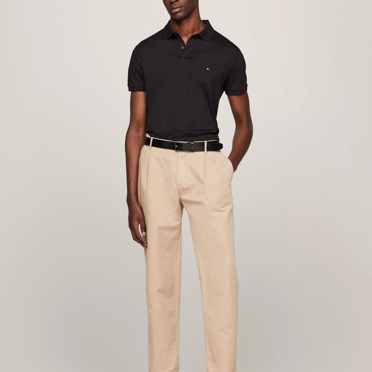 TOMMY HILFIGER - POLO M/C LIQUID COTTON ESSENTIAL REG PO