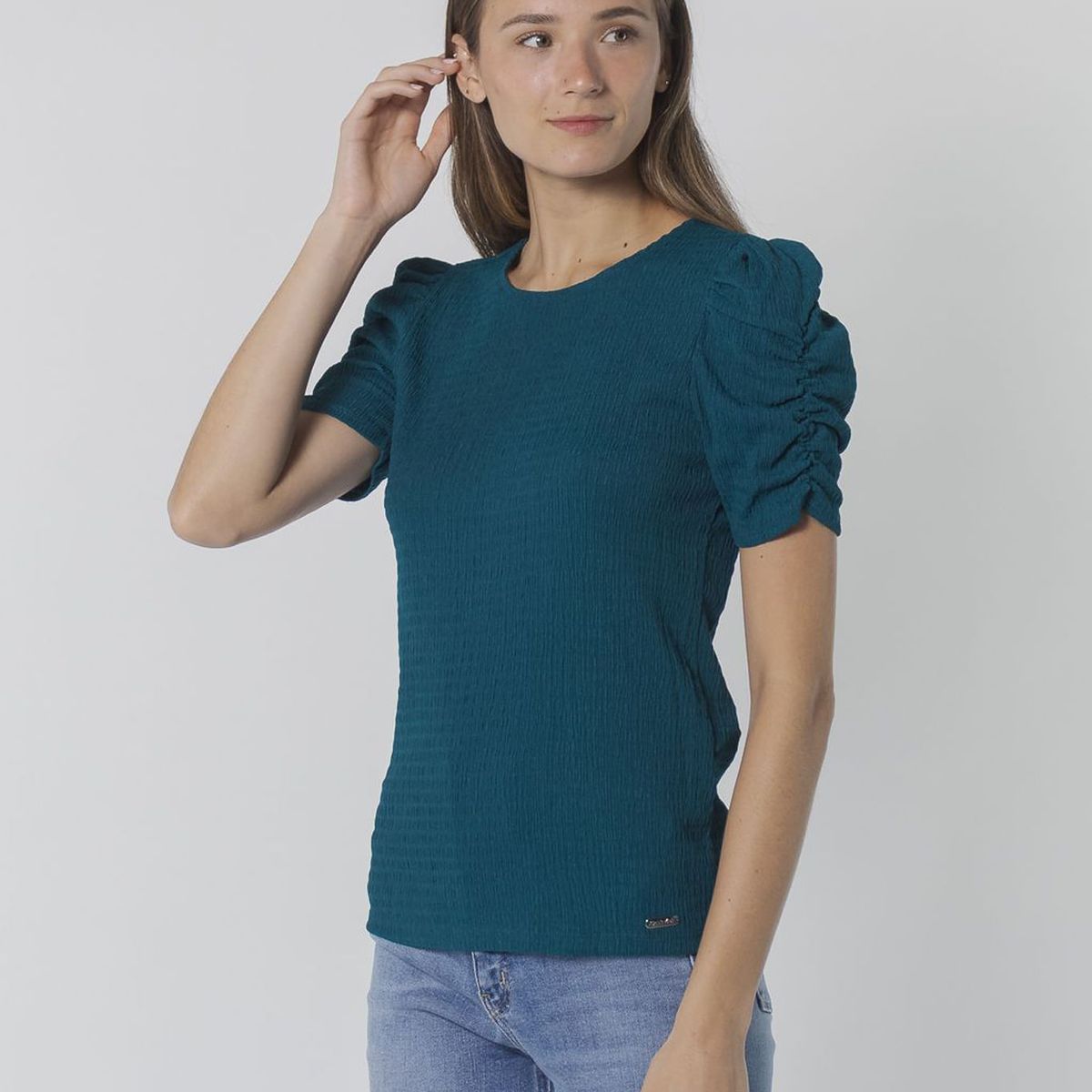 CALVIN KLEIN - BLUSA M/C PARA MUJERES CK