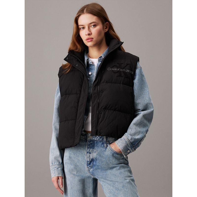 CALVIN KLEIN - CHALECO CHENILLE MONOLOGO VEST