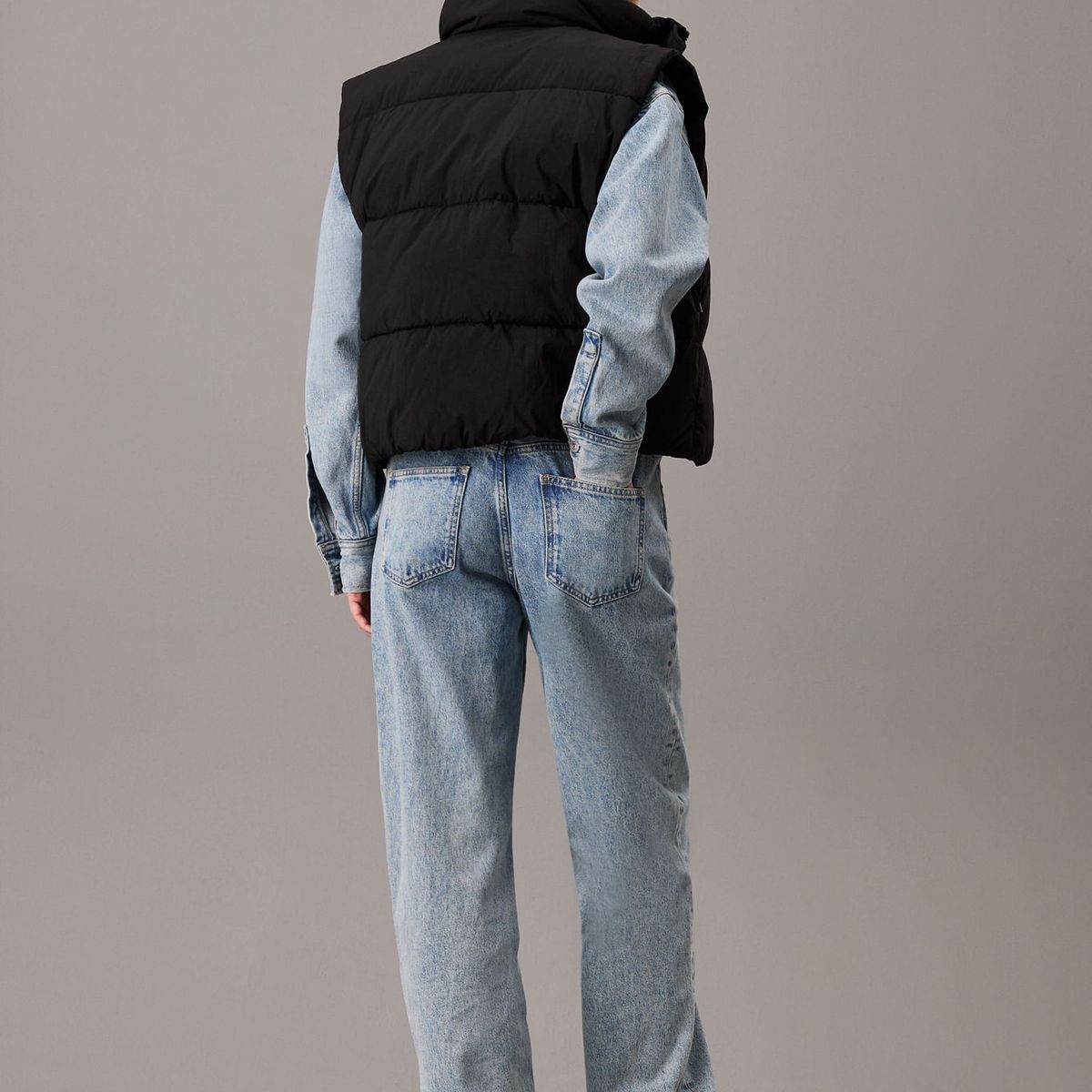 CALVIN KLEIN - CHALECO CHENILLE MONOLOGO VEST