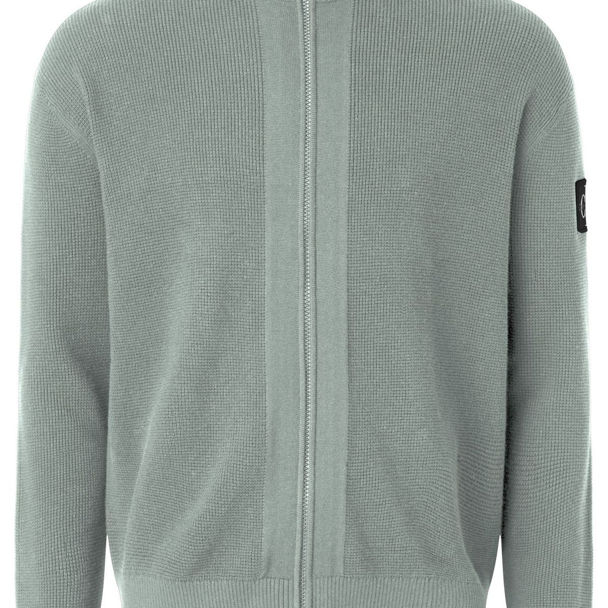 CALVIN KLEIN - SWEATER CORE BADGE SWEATER ZIP THROUGH