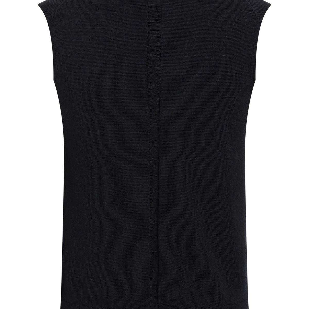 CALVIN KLEIN - SWEATER COTTON SILK SLEEVELESS SWEATER