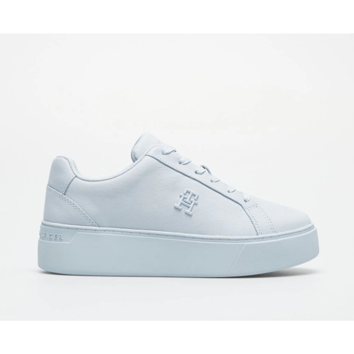 TOMMY HILFIGER - ZAPATILLAS PLATFORM COURT SNEAKER NUBUCK TH