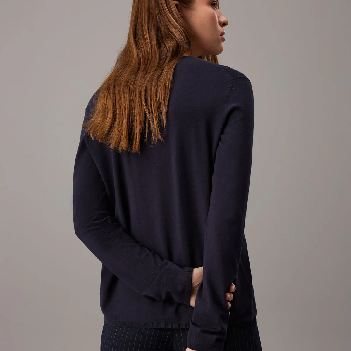 CALVIN KLEIN - SWEATER COMFORT KNIT C-NECK CARDIGAN