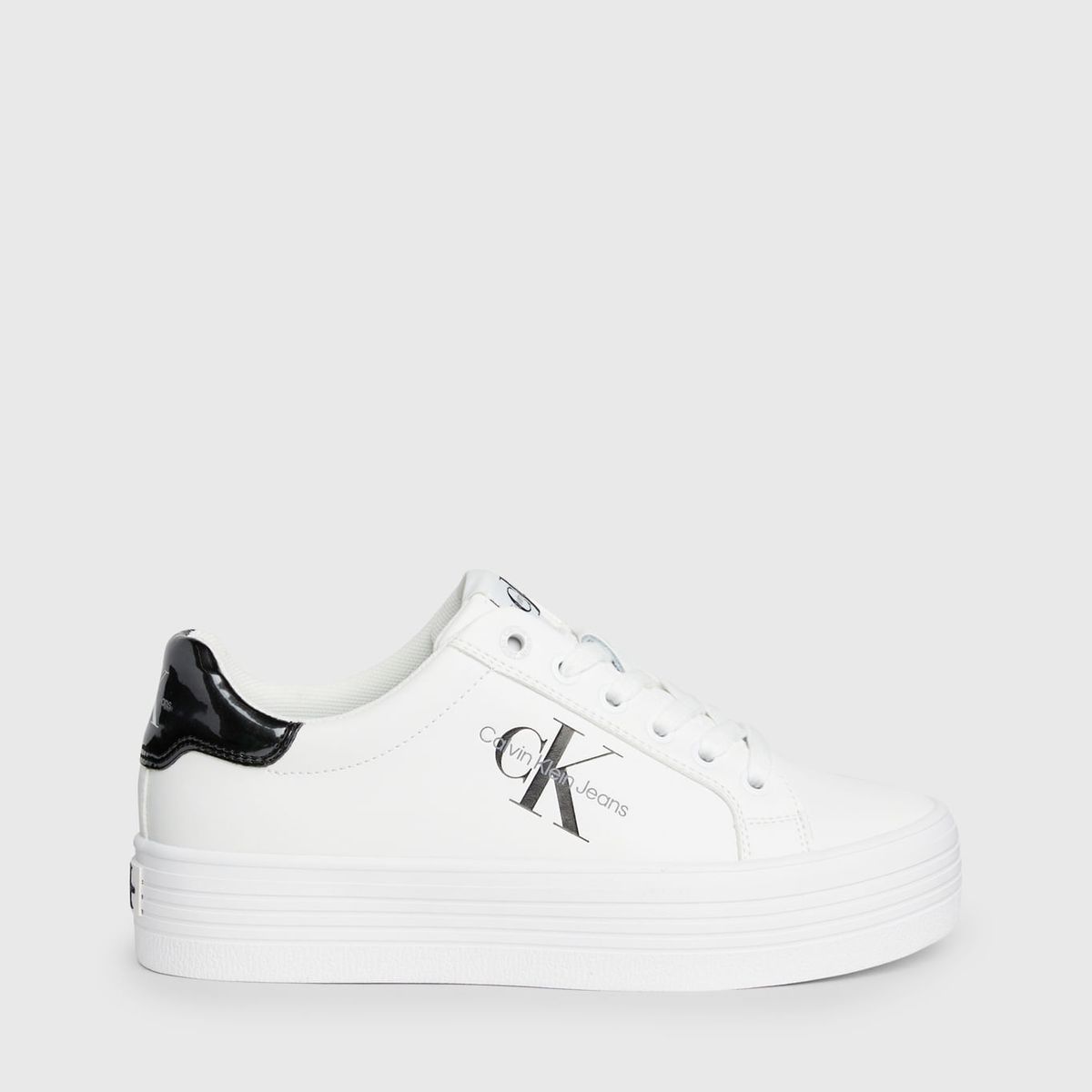 CALVIN KLEIN - ZAPATILLAS BOLD VULC FLATF LACE LTH MET