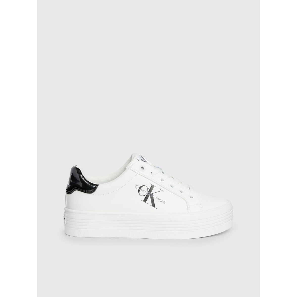 CALVIN KLEIN - ZAPATILLAS BOLD VULC FLATF LACE LTH MET
