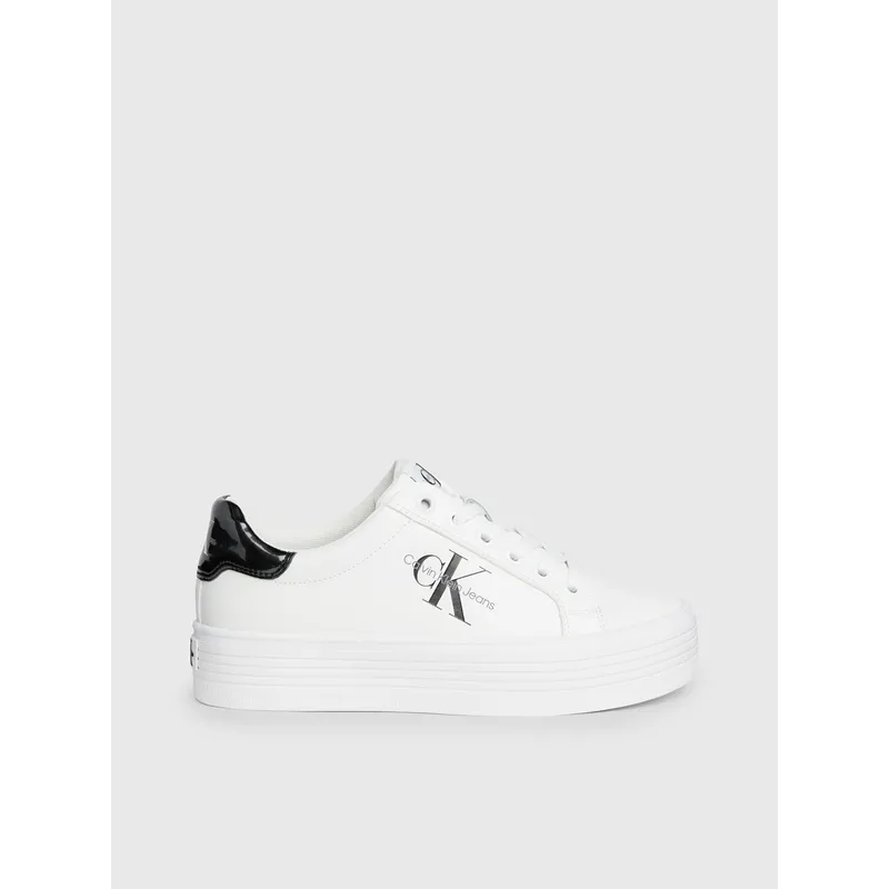 CALVIN KLEIN - ZAPATILLAS BOLD VULC FLATF LACE LTH MET