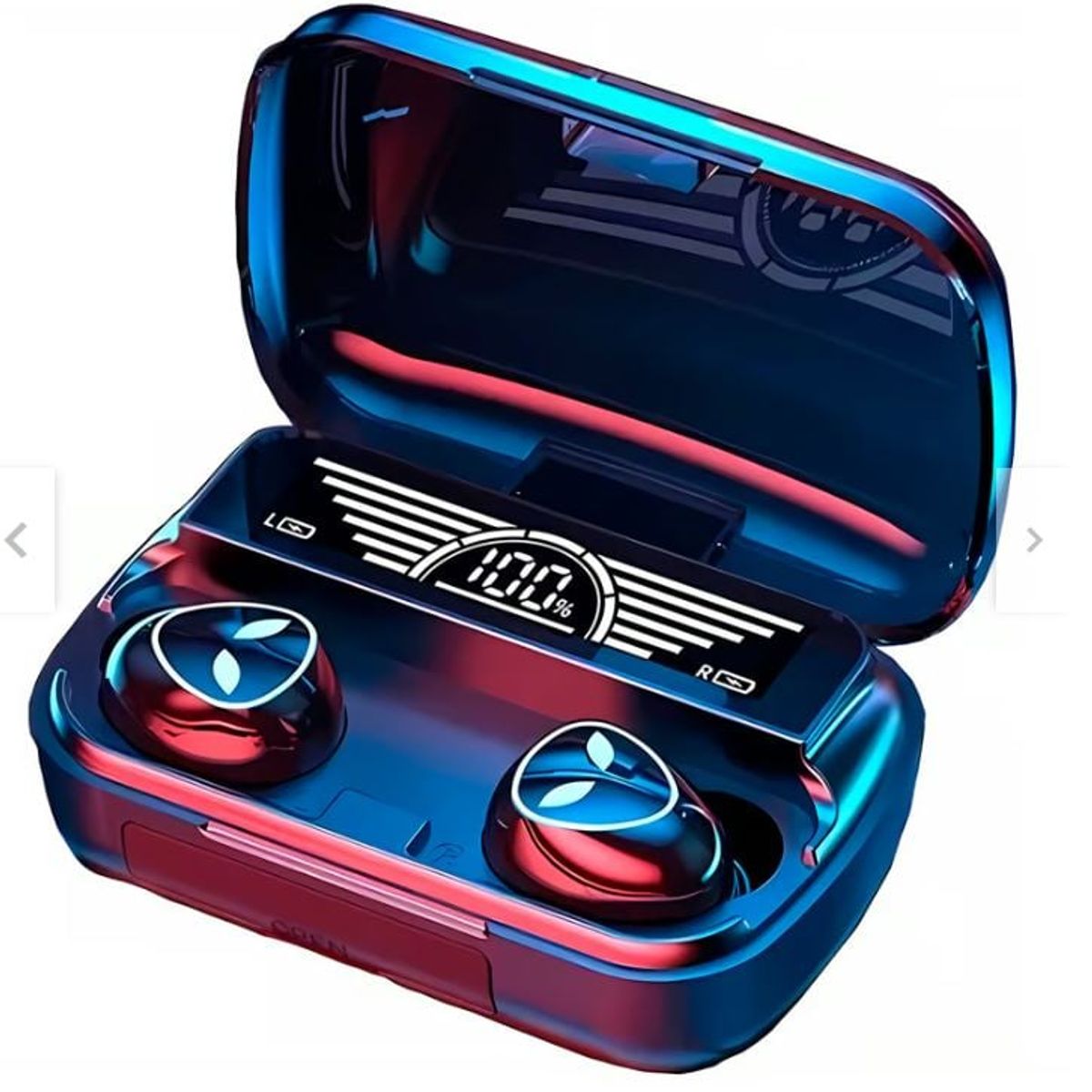 GENERICO - AUDIFONOS BLUETOOTH V53 con Estuche Power Bank M20