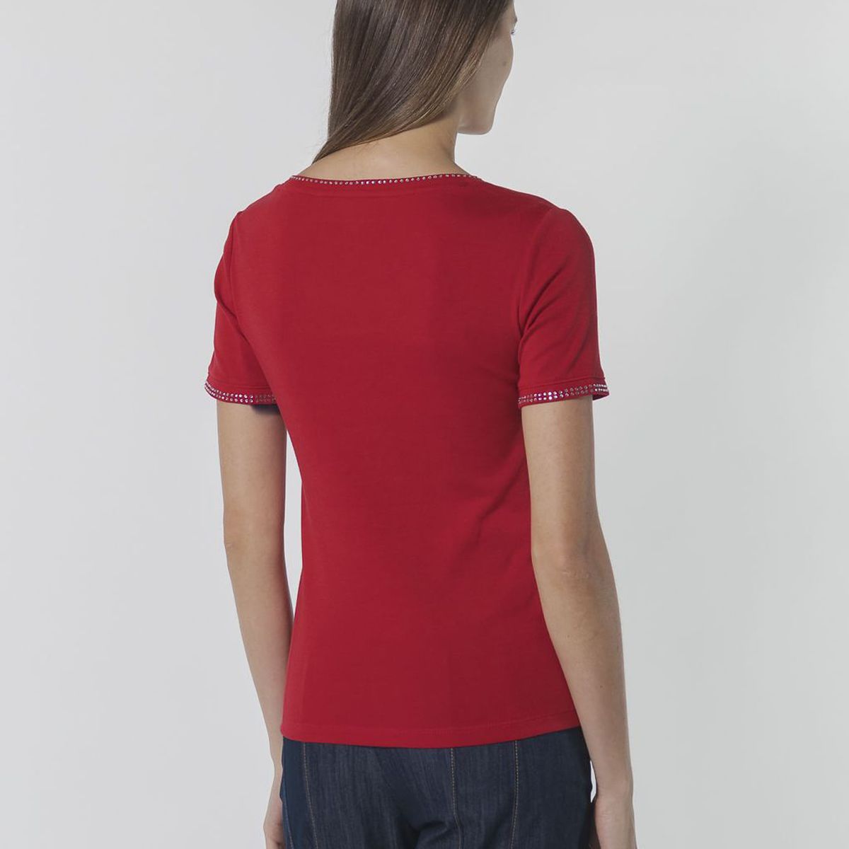 TOMMY HILFIGER - CAMISETA HTFX TRIM VNCK TEE