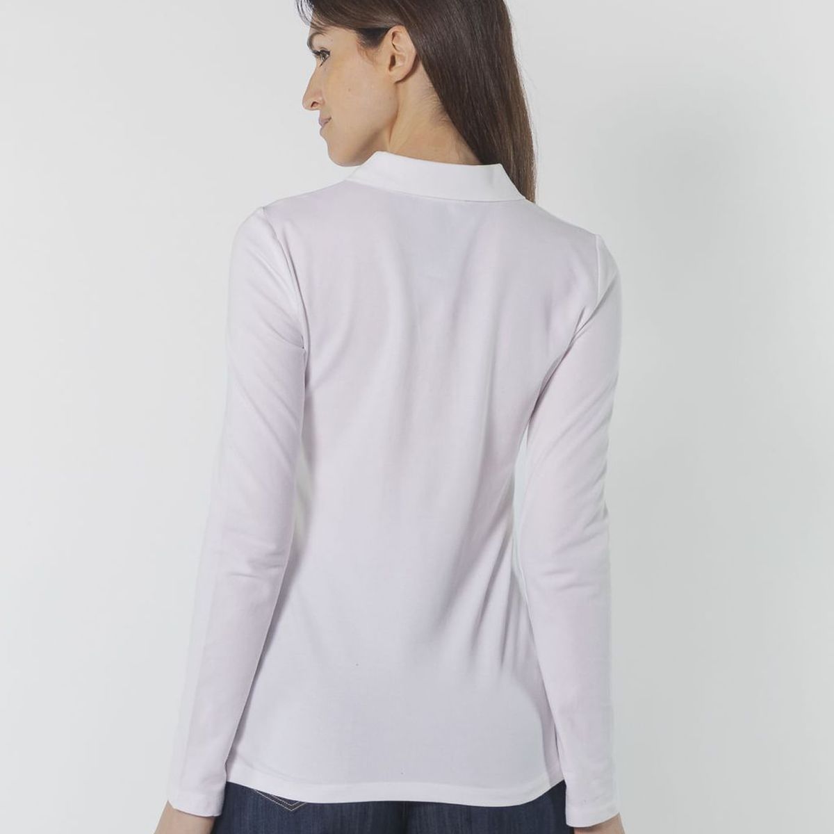 TOMMY HILFIGER - L/S POLO WOMENS POLO M/L TH