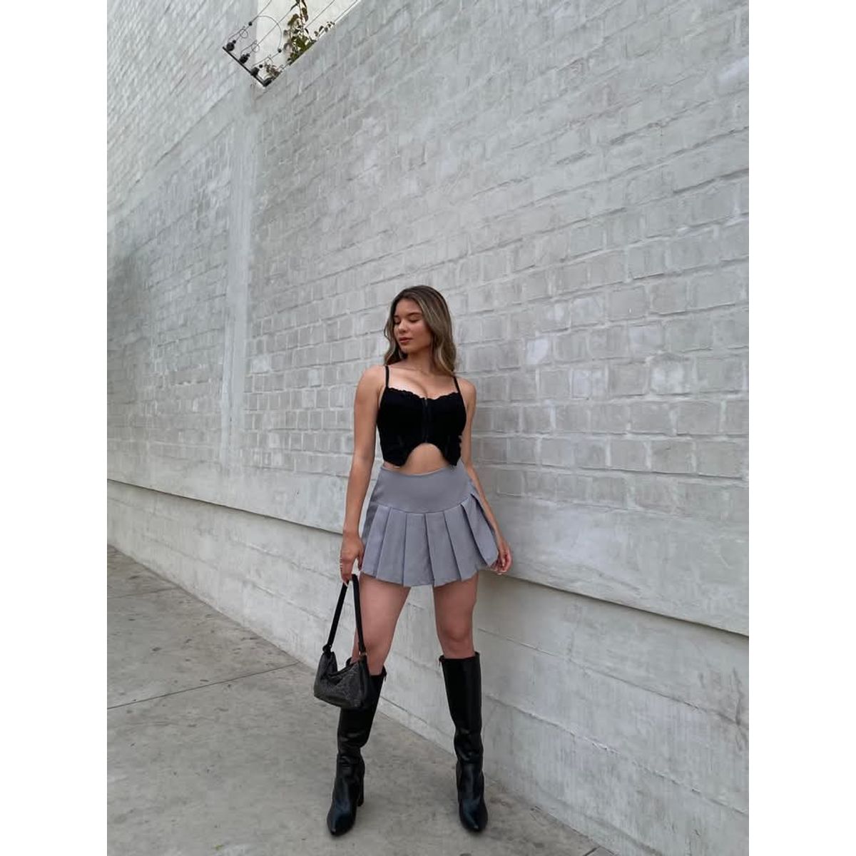 GENERICO - FALDA SHORT PLISADA PARA MUJER