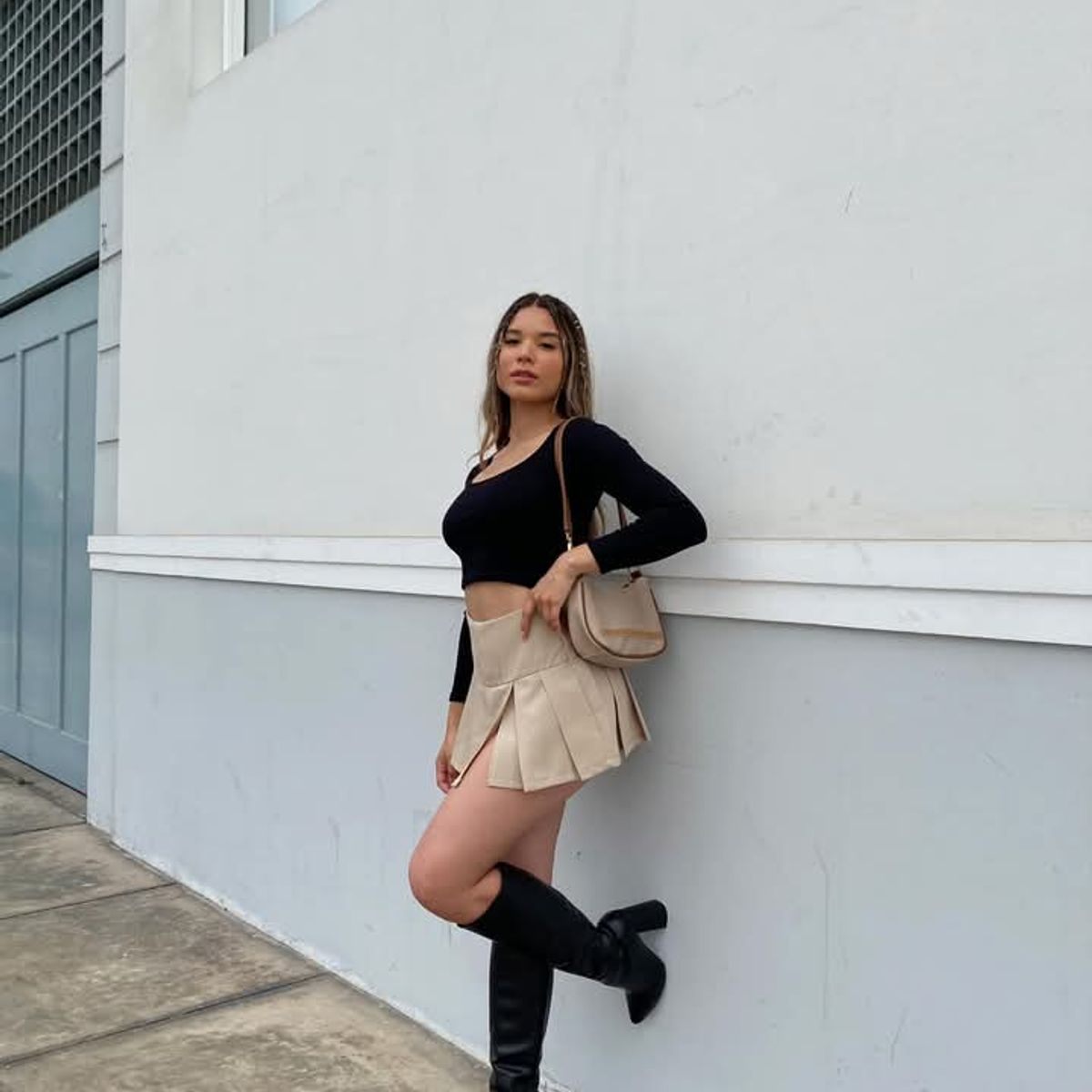 GENERICO - FALDA SHORT PLISADA PARA MUJER