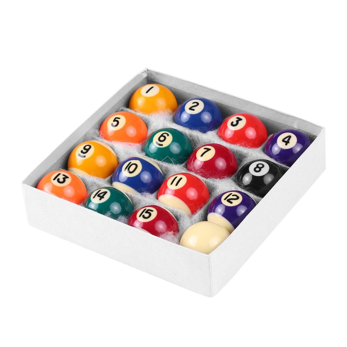 GENERICO - Juego de Bolas de Billar Pool Reglamentario 16 Und.