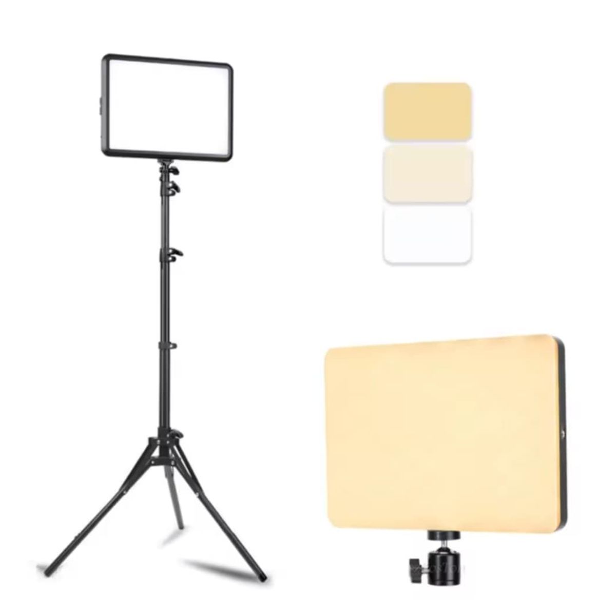 GENERICO - Luz led con Soporte Tripode Iluminación Fotografía Estudio Grabación